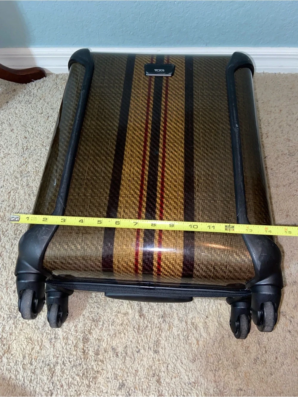 RARE HTF Tumi Carbon fiber hard shell carry on suitcase